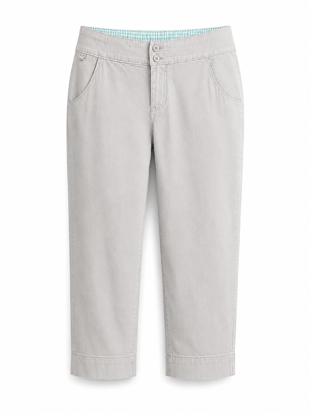Columbia PFG Omni-Shade Capri Pants Womens 6 Gray Fishing Outdoor
